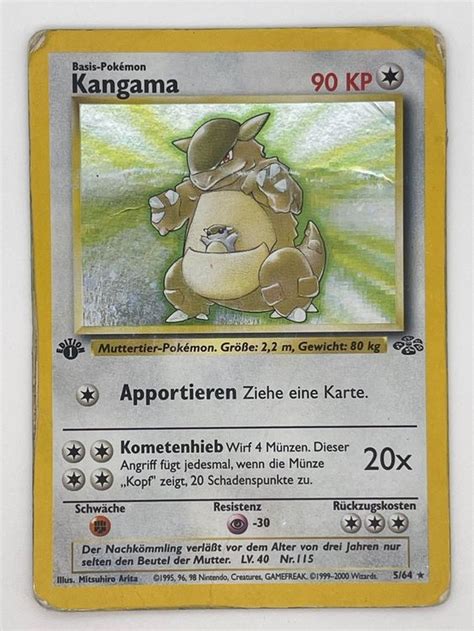 Kangama Holo Rare Pok Mon Jungle Edition Ab Kaufen Auf Ricardo