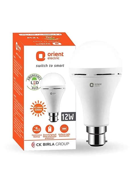 Buy Orient Led Wbl Em Kb W B Emergency Led Bulb Online At Best