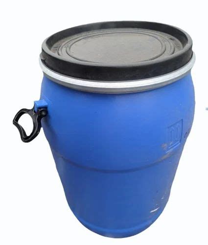 80 L HDPE Blue Open Top Drum At Rs 200 Piece Plastic Drum In