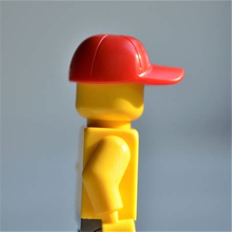 Baseball Cap 6 Color Options For Lego Minifigures Red Etsy