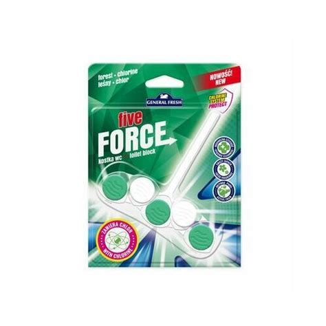 Kostka WC Five Force 50 G Chlor Las General Fresh Opinie Recenzje