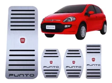 Pedaleira Descanso Aço Inox Premium Fiat Punto Parcelamento sem juros