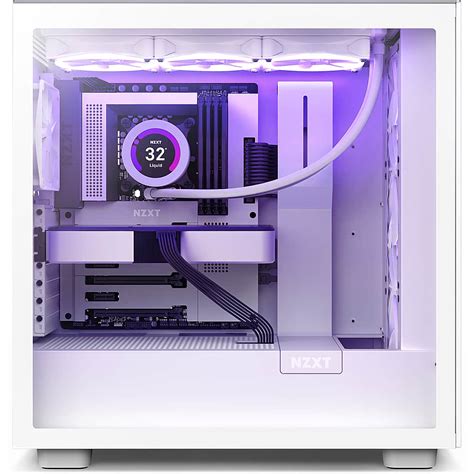 Customer Reviews Nzxt H Flow Atx Mid Tower Case White Cm H Fw