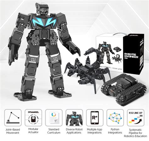 KIT ROBOT CONSTRUCTION PROGRAMMATION JOUET ÉDUCATIF HUMANOÏD ROBOTIS