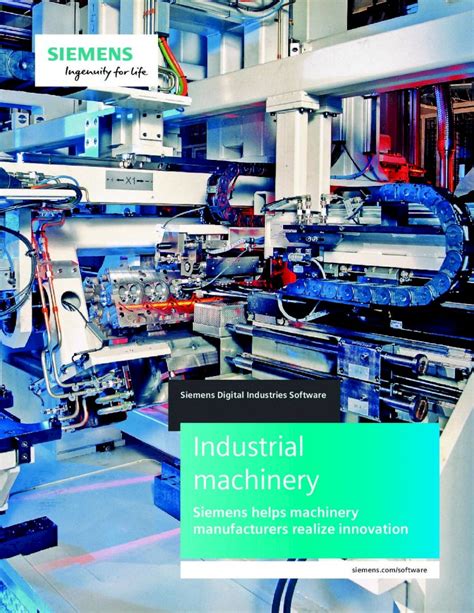 Pdf Siemens Plm Industrial Machinery Overview Brochuredemand For