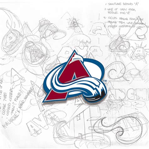 NHL Colorado Avalanche Hockey Team: Primary logo :: Behance