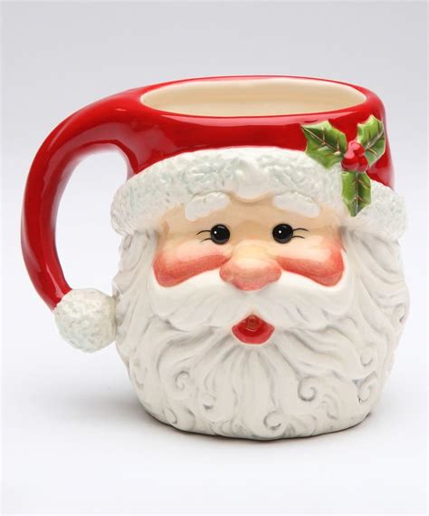 Take A Look At This Santa Mug Set Of Four Today Christmas Mugs