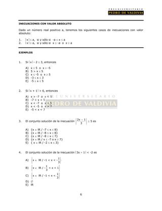 Inecuaciones Y Sistemas De Inecuaciones Pdf