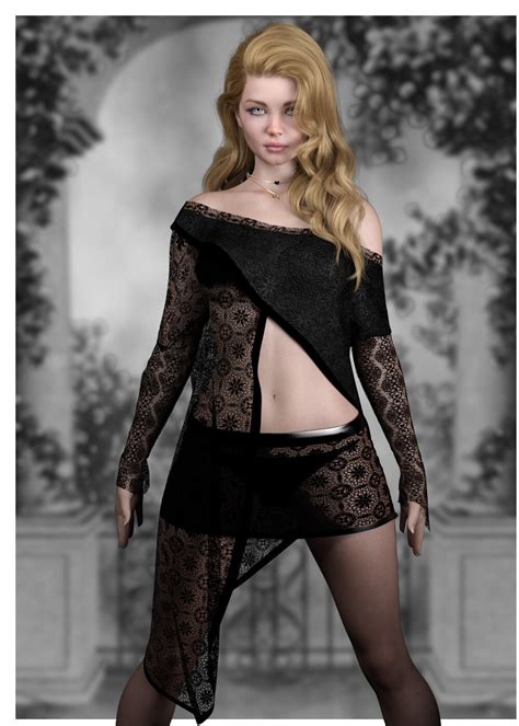 Too Hot Gisele Suit 3D Figure Assets LUNA3D