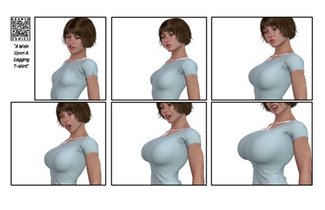 Rule 34 3d Big Breasts Blue Eyes Blue Shirt Bob Cut Breast Expansion Breasts Brown Hair Busty