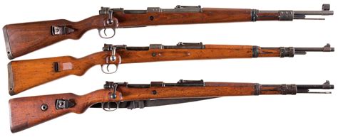 Three Mauser Model 98 Bolt Action Rifles-Rifle Firearms Auction Lot-2762