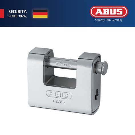 Abus 92 65 92 80 Hardened Steel Monobloc Padlock Shopee Malaysia