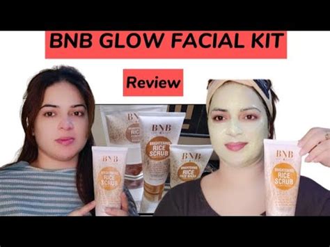 BNB Rice Glow Facial Kit Viral Product Review YouTube