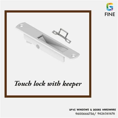 Sliding Doors Padlock Aluminium Upvc Window Touch Lock Powder Coating