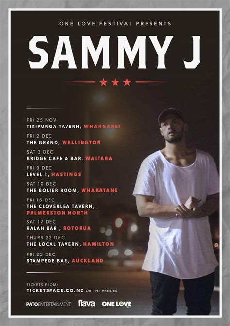 Tickets For Sammy J Whakatane In Whakatane From Ticketbooth New Zealand