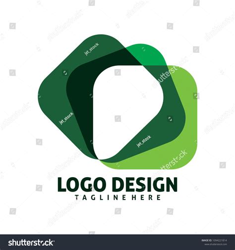 Green Square Logo Stock Vector (Royalty Free) 1094221814 | Shutterstock