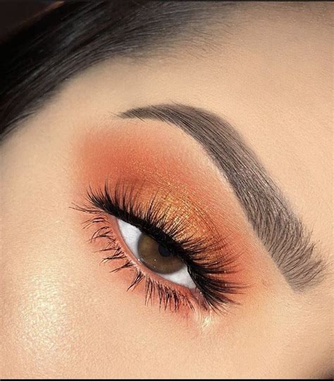 Eyeshadow Look In 2020 Orange Makeup Orange Eye Makeup Makeup For