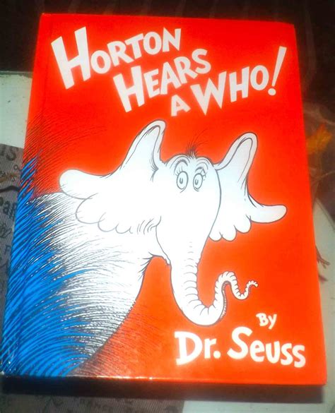 Vintage 1991 Childrens Hardcover Book Horton Hears A Etsy