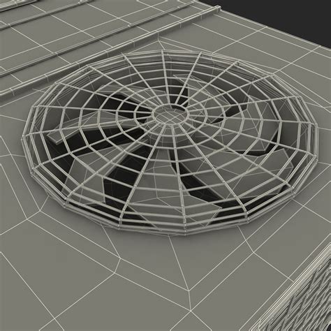 Heiz und Kühlgerät auf dem Dach 2 3D Modell 79 obj 3ds c4d ma