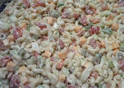 Recipe of Ultimate Creole Macaroni Salad with Garlic Buttermilk ...