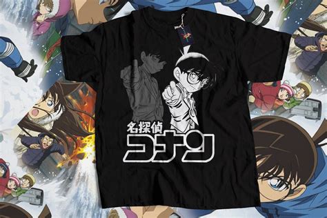 Unique Detective Conan Anime Tshirt Etsy