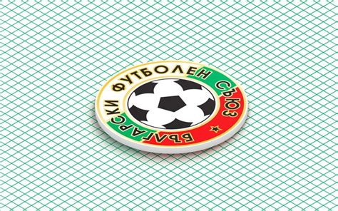 Download 4k Bulgaria National Football Team Isometric Logo 3d Art