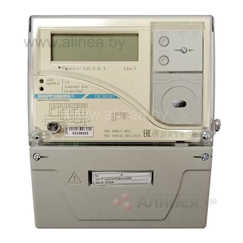 Электросчетчик СЕ301 PLC 3-фазный 5(10)А - Счетчик электроэнергии ...