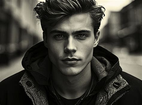 ai generated portrait man royalty  stock illustration