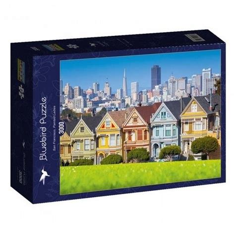 Bluebird Puzzle Kolorowe Domki W San Francisco El Bluebird