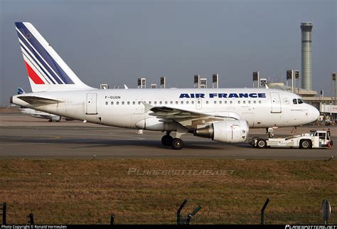 F GUGN Air France Airbus A318 111 Photo By Ronald Vermeulen ID