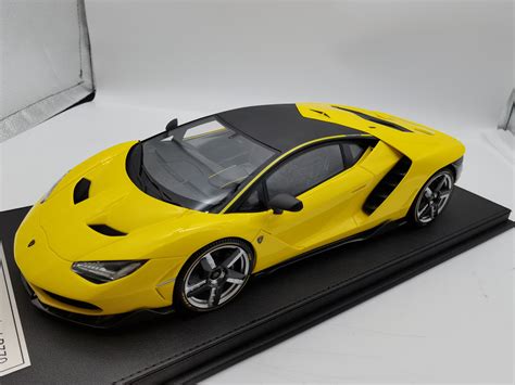 1/12 GL Lamborghini Centenario (Yellow) Car Model Limited ...