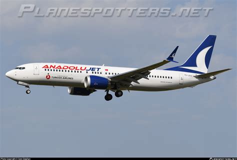 Tc Laj Anadolu Jet Boeing 737 8 Max Photo By Sven Stephan Id 1284387