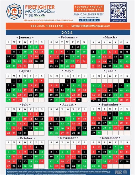 Calendar No Co X In Firefighter Mortgages