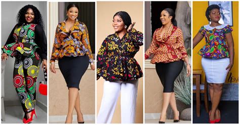 25 Modern Ways To Style Blouse Ankara Peplum Tops