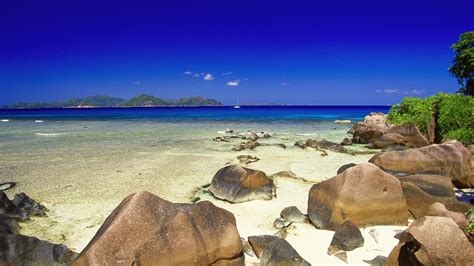 🥇 Nature beach rocks seychelles wallpaper | (4681)