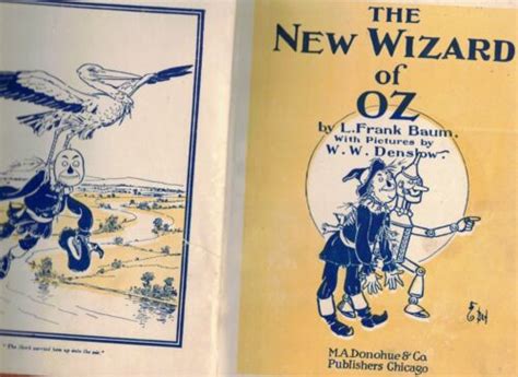 New Wizard Of Oz L Frank Baum Illustrated By W W Denslow Fantasy