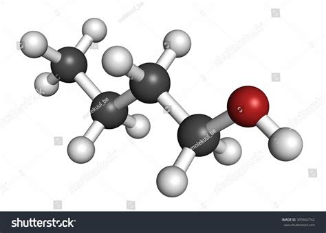 Nbutanol 1butanol Molecule Used Flavouring Solvent Stock Illustration 305662742 | Shutterstock