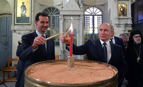 Vladimir Putin Makes Rare Visit To Syria Meets Bashar Al Assad