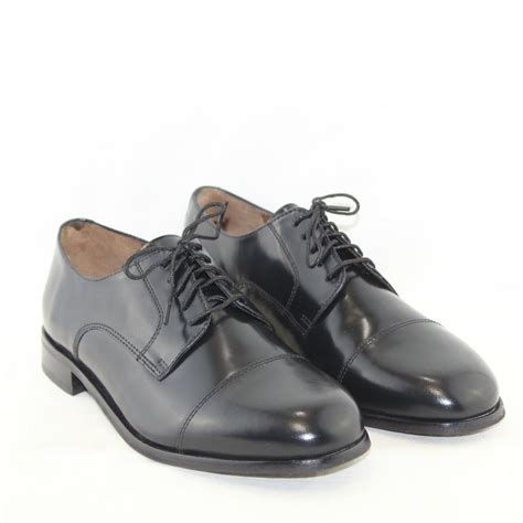 Florsheim Broxton Mens Derby Dress Shoes Size 8 Xw Black Leather Upper Low New Ebay