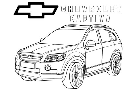 P Ginas Para Colorear De Chevrolet Coloringpagesonly