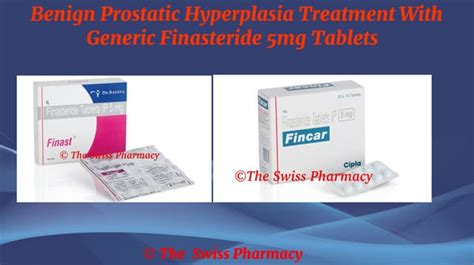 Benign Prostatic Hyperplasia Treatment With Generic Finasteride 5mg