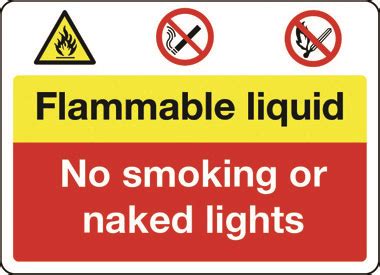 Printable Flammable Liquid Signs