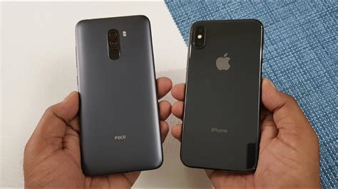 Xiaomi Poco F1 Vs Iphone X Speed Test Youtube