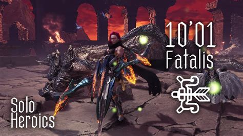 MHW IB Fatalis Solo Bow 10 01 06 Heroics YouTube