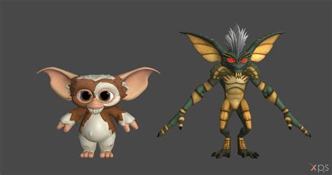 Gizmo And Stripe Gremlins MV For XPS FBX By Jorn K Nightmane On