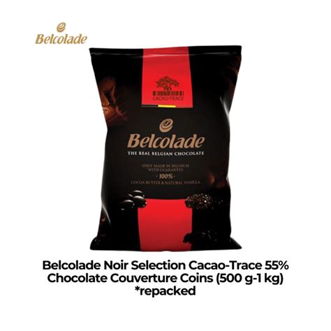 Belcolade Noir Selection Cacao Trace Chocolate Couverture Coins