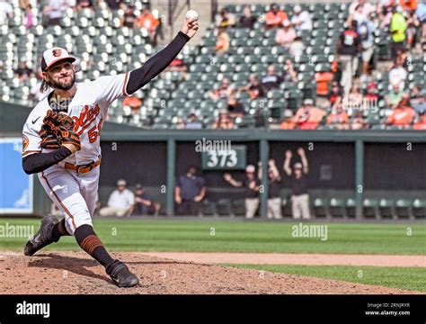 Baltimore Md August Baltimore Orioles Relief Pitcher Cionel