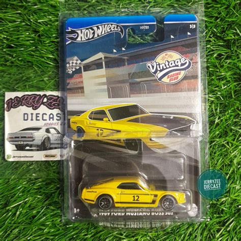 Jual Hot Wheels 1969 Ford Mustang Boss 302 Kuning Vintage Racing Club Series Mix 2 2024 Kab
