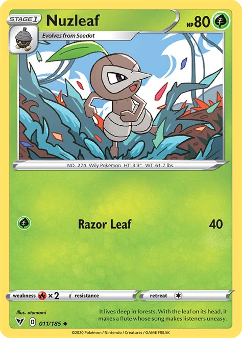 nuzleaf pokemon detail