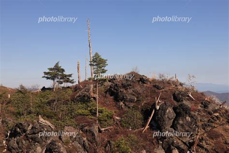 長野県横手山山頂から見た草津白根山の風景 写真素材 2794964 フォトライブラリー Photolibrary